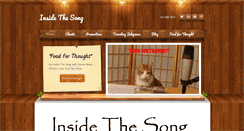 Desktop Screenshot of insidethesong.com